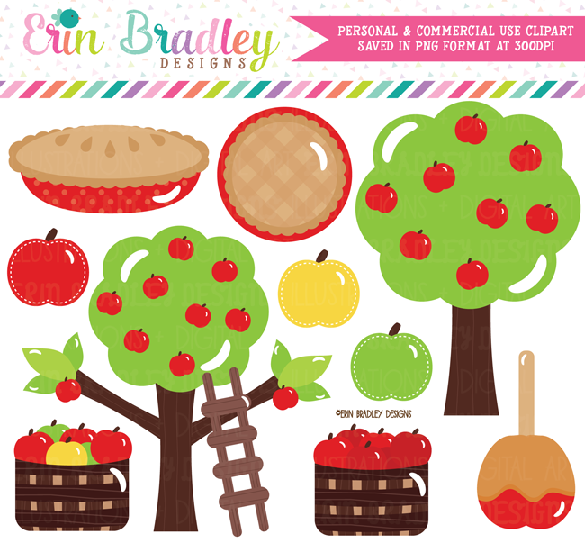 Apple Picking Fall Clipart