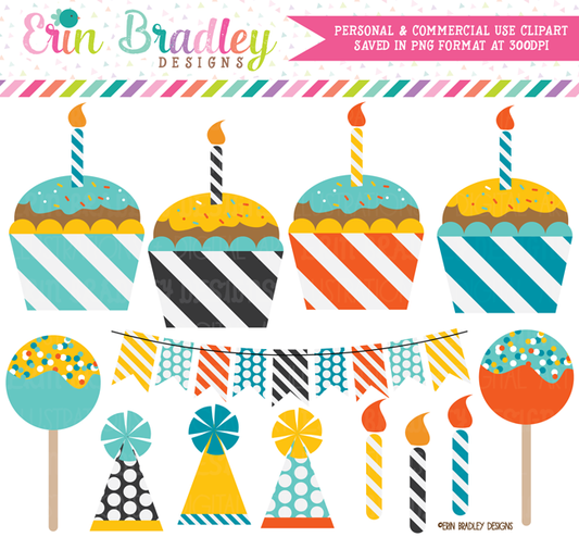 Cupcakes and Cake Pops Clipart