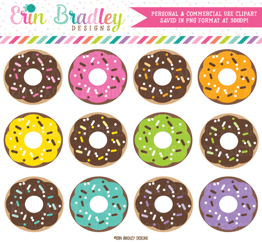Chocolate Donuts Clipart
