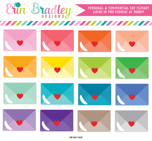 Love Letters Mail Clipart