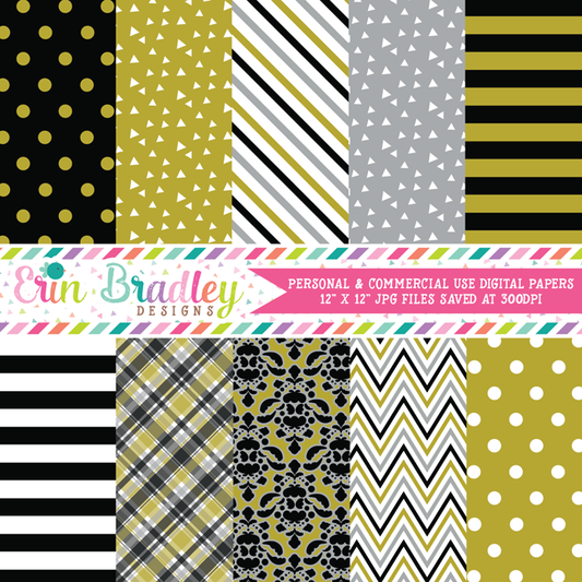 New Years Eve Digital Paper Pack