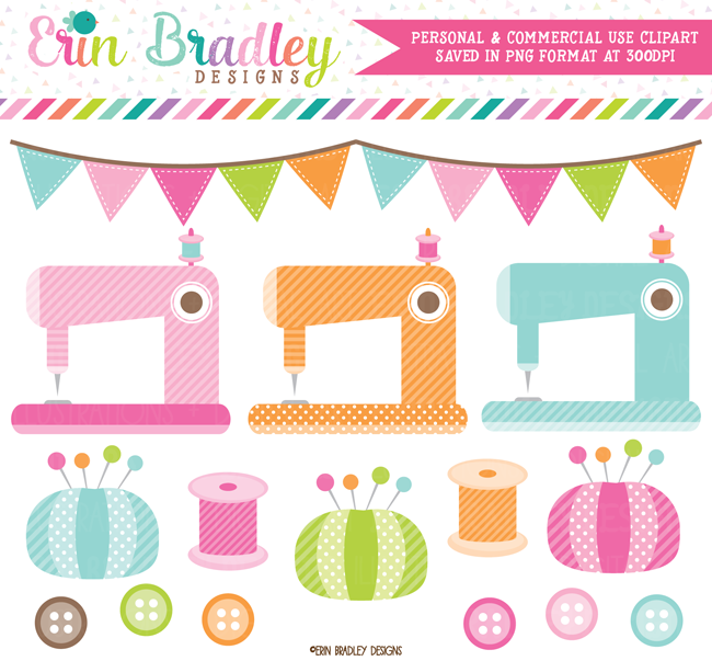 Sewing Machine Clipart Graphics